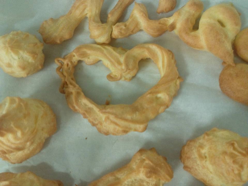 DIY Choux pastry - creme patissiere, coffee fondant, chantily cream3